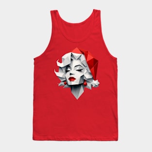 Christmas Santa  Marilyn Monroe Tank Top